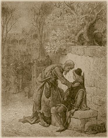 Gustav Dore Illustration: He cannot choose but hear...
